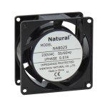 ΑΝΕΜΙΣΤΗΡΑΣ 80X80X25 230VAC ΚΟΥΖΙΝΕΤΟ ΚΑΛΩΔΙΟΥ 8025-230SH NAL