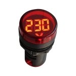 ΟΡΓΑΝΟ ΠΙΝΑΚΟΣ ΒΟΛΤΟΜΕΤΡΟ ΨΗΦΙΑΚΟ AC Φ22 60-500V LED ΚΟΚΚΙΝΟ AD16-22DSV C&H