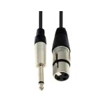 ΚΑΛΩΔΙΟ ΗΧΟΥ 6.3mm MONO ΑΡΣΕΝΙΚΟ ΣΕ CANON 3P ΘΗΛΥΚΟ 10m ΤΥΠΟΥ NEUTRIK XC0026 VIC BAG OWI