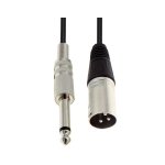 ΚΑΛΩΔΙΟ ΗΧΟΥ 6.3mm MONO ΑΡΣΕΝΙΚΟ ΣΕ CANON 3P ΑΡΣΕΝΙΚΟ 3m T1902-012 VIC BAG OWI