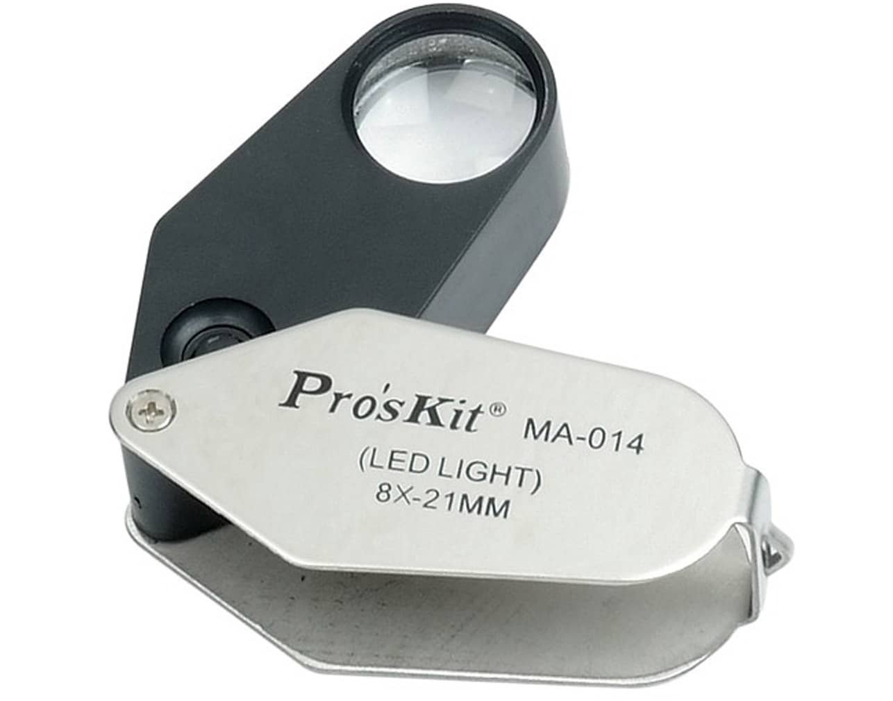 01.049.0052 ΦΑΚΟΣ ΜΕΓΕΘΥΝΤΙΚΟΣ ΧΕΙΡΟΣ LED (8X) Φ21 MA-014 S/PRO'SKIT - Image 1