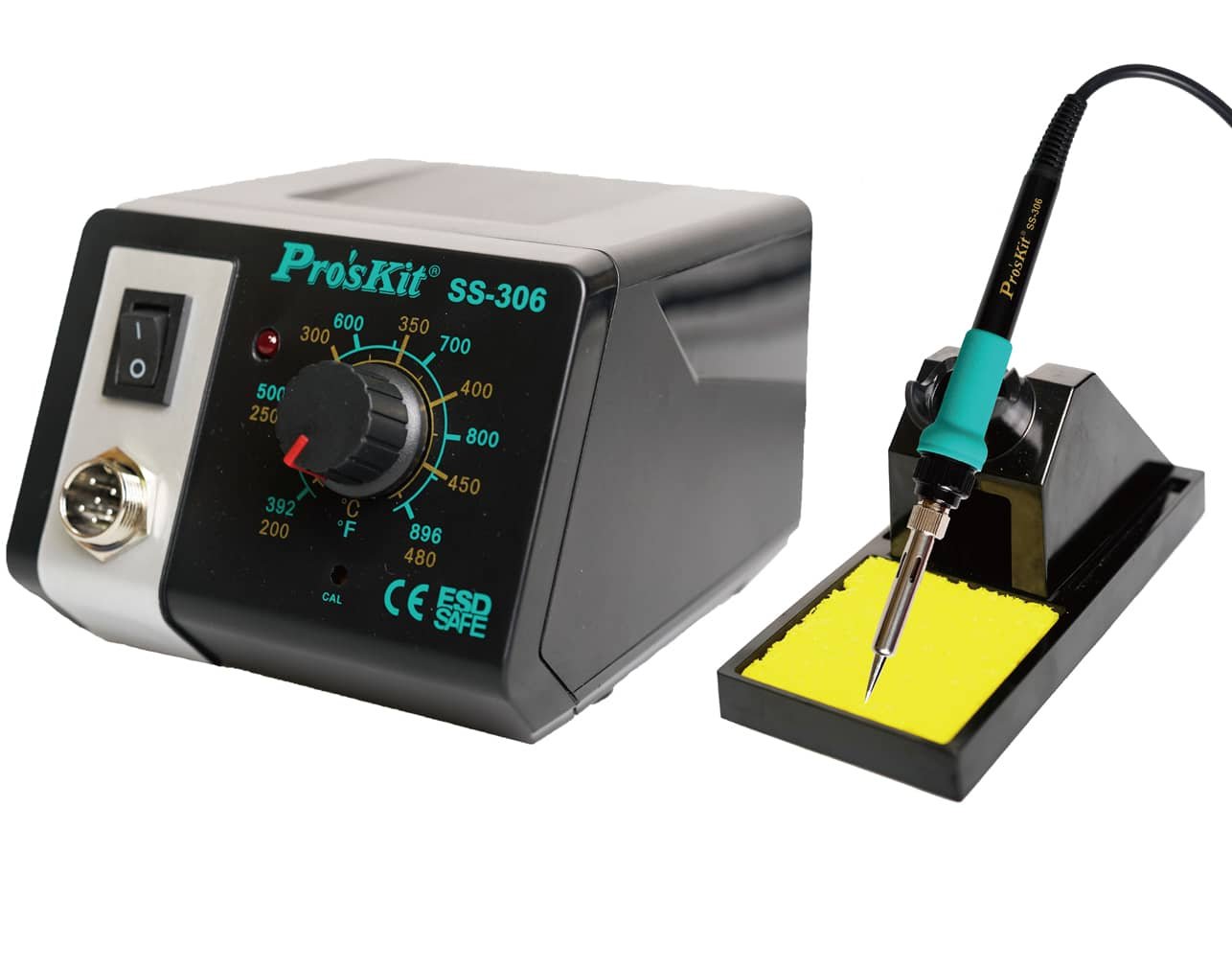 01.056.0074 ΣΤΑΘΜΟΣ ΚΟΛΛΗΣΗΣ 75W ΚΕΡΑΜΙΚΟΣ ΜΕ CALIBRATION SS-306B S/PRO'SKIT - Image 1