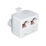 ADAPTOR ΤΗΛΕΦΩΝΙΚΟ 6P4C ΑΡΣΕΝΙΚΟ ΣΕ 2 ΘΗΛΥΚΑ T201-02 (302) COMP