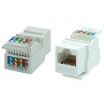 KEYSTONE JACK RJ45 UTP CAT 5e TOOLESS 180° ΛΕΥΚΟ N111-01 SUT