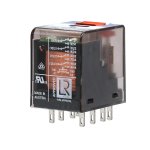 RELAY ΜΕΣΑΙΟ 4P 230V AC 6A SOLDER ΜΕ LED PT570T30 TYC