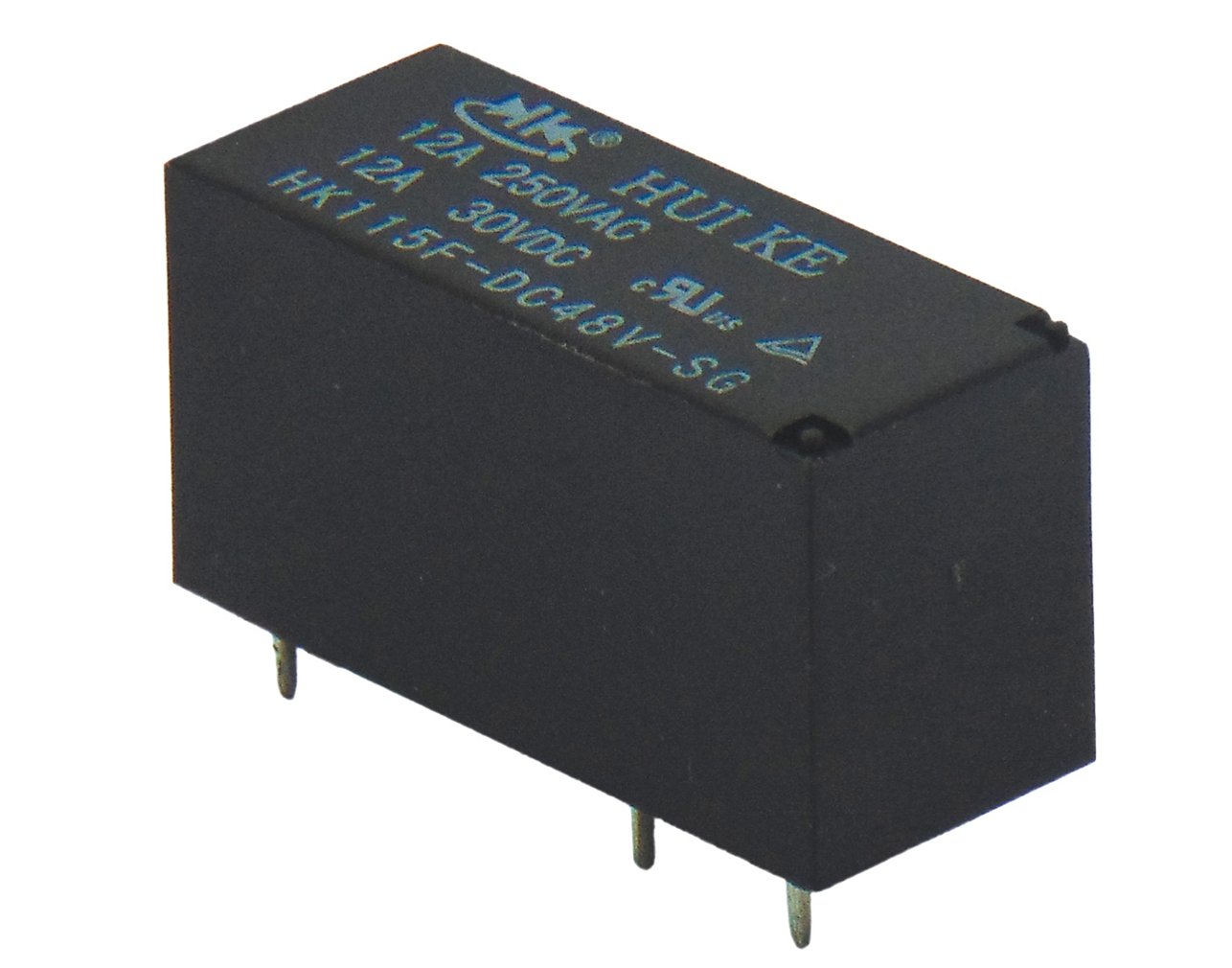 01.077.0590 RELAY MINI 1P 48V DC 12A HK115F HUI - Image 1