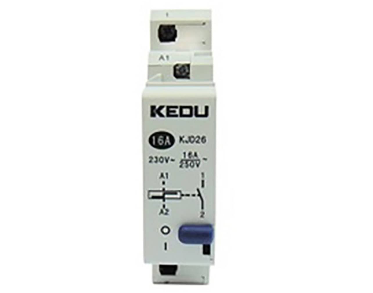 01.077.0748 RELAY ΚΑΣΤΑΝΙΑΣ ΡΑΓΑΣ 1NO 230V 16Α KJD26 KED - Image 1