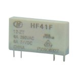RELAY SLIM 1P 24V DC 6A 1C/O HF41F/24-ZT HONGFA