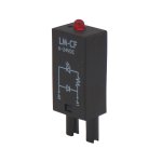 LED MODULE ΚΟΚΚΙΝΟ 6-24VDC ΜΕ ΔΙΟΔΟ (A1+A2-) ΒΑΣΗΣ RELAY ES15/35/50, CSR, CST LM-CF CYO