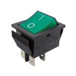 ΔΙΑΚΟΠΤΗΣ ROCKER ΜΕΓΑΛΟΣ 4P ΜΕ ΛΥΧΝΙΑ ΟΝ-OFF 16A/250V ΠΡΑΣΙΝΟΣ RK1-01 2Χ1N B/G"0-" SOKEN
