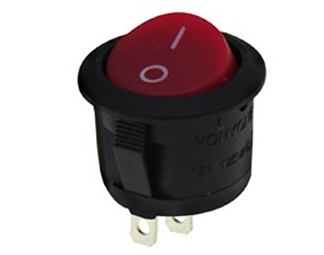 01.086.0145 ΔΙΑΚΟΠΤΗΣ ROCKER Φ23 2P ON-OFF 10A/250V ΚΟΚΚΙΝΟΣ MR5110 HNO - Image 1