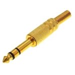 ΚΑΡΦΙ STEREO 6.3mm² ΜΕΤΑΛΛΙΚΟ ΕΠΙΧΡΥΣΟ LZ413G (AP024G) LANCOM