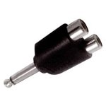 ADAPTOR AUDIO 6.3mm MONO ΣΕ 2 RCA ΘΗΛΥΚΑ EA2081 LANCOM