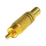 RCA ΑΡΣΕΝΙΚΟ ΚΑΛΩΔΙΟΥ ID5mm ΕΠΙΧΡΥΣΟ ΜΑΥΡΟ RP153G ULTIMAX