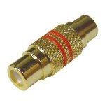 RCA ADAPTOR ΘΗΛΥΚΟ ΣΕ RCA ΘΗΛΥΚΟ ΕΠΙΧΡΥΣΟ ΚΟΚΚΙΝΟ LZ527 (AD089B) LZ