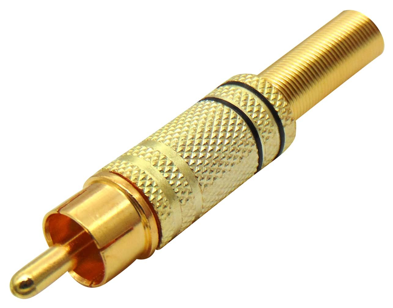 01.099.0161 RCA ΑΡΣΕΝΙΚΟ ΚΑΛΩΔΙΟΥ ID5mm ΕΠΙΧΡΥΣΟ ΜΑΥΡΟ JT-4024B-BK JKG - Image 1