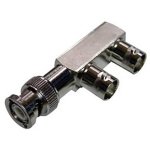 BNC ADAPTOR ΑΡΣΕΝΙΚΟ ΣΕ BNC ΘΗΛΥΚΟ ΔΙΠΛΟ (F) ΓΩΝΙΑΚΟ V7089Χ ULTIMAX