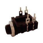 JACK ΣΑΣΙ MONO 6.3mm² ΠΛΑΣΤΙΚΟ PCB (4P) H020B LZ