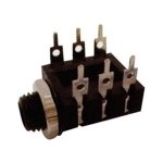 JACK ΣΑΣΙ STEREO 6.3mm² ΠΛΑΣΤΙΚΟ PCB (3P/6P) H021A LZ