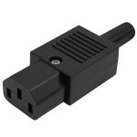 AC CONNECTOR ΘΗΛΥΚΟ ΚΑΛΩΔΙΟΥ 3P 10A/250V ΜΕ UL AC-7010B ULTIMAX