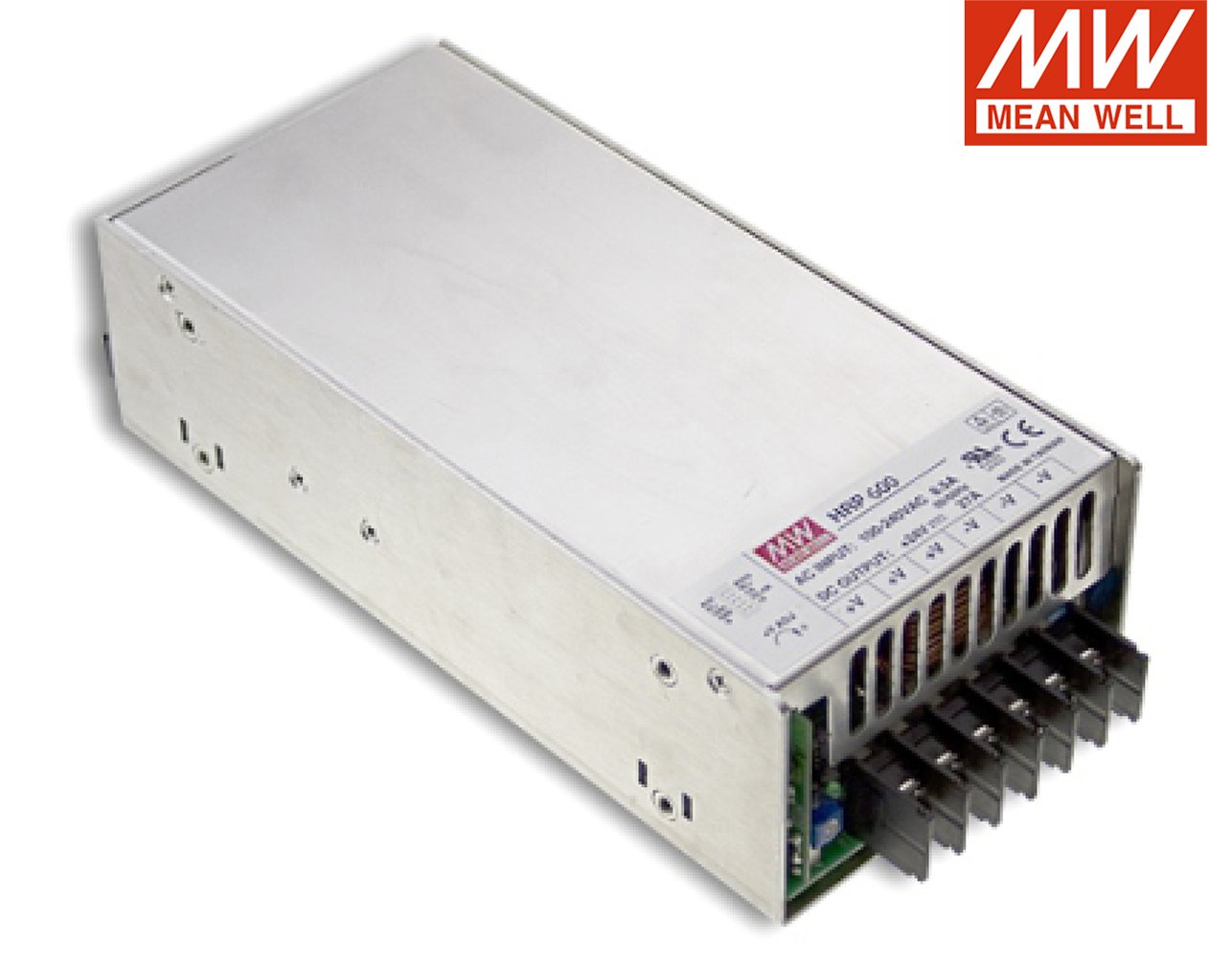 01.125.0162 ΤΡΟΦΟΔΟΤΙΚΟ 648W/24VDC/27A PFC HRP-600-24 MEAN WELL - Image 1