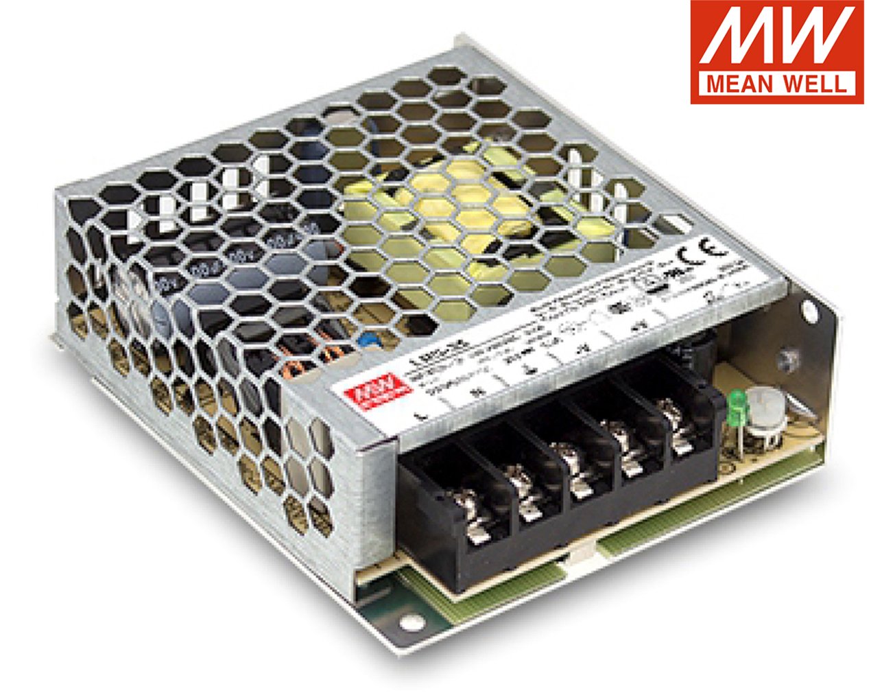 01.125.0280 ΤΡΟΦΟΔΟΤΙΚΟ 36W/24VDC/1.5A ULTRA MINI LRS-35-24 MEAN WELL - Image 1