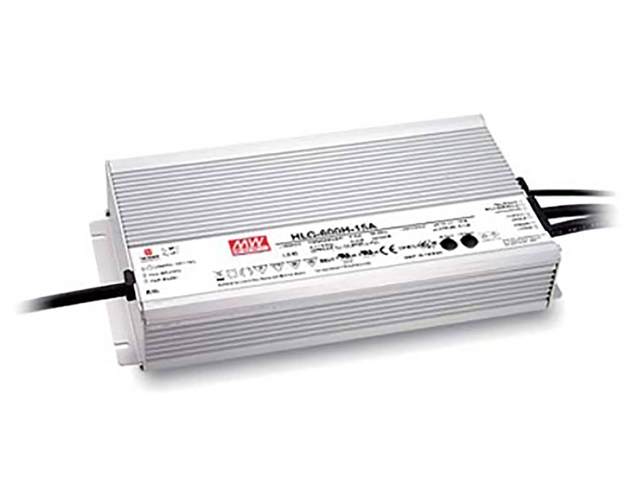 01.125.0490 ΤΡΟΦΟΔΟΤΙΚΟ LED 480W/12VDC/40A PFC IP67 DIMMABLE HLG-600H-12B MEAN WELL - Image 1