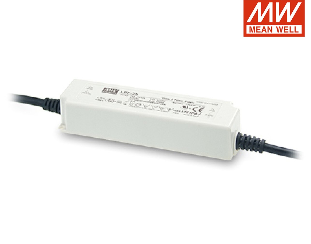 01.125.0491 ΤΡΟΦΟΔΟΤΙΚΟ LED 25.44W/48VDC/0.53A PFC IP67 LPF-25-48 MEAN WELL - Image 1