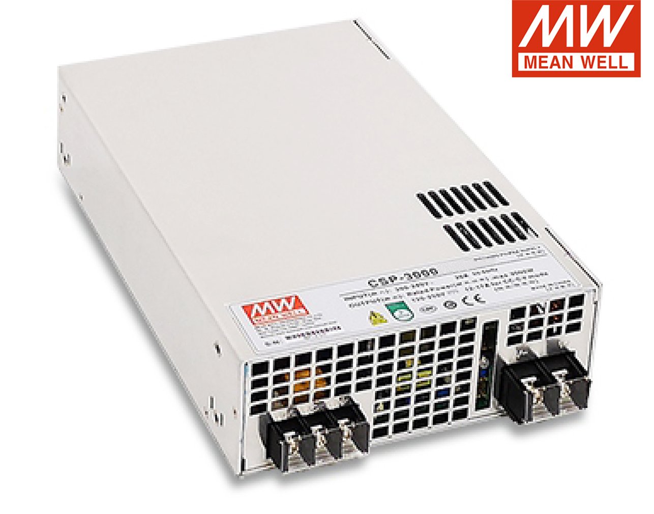 01.125.0498 TΡΟΦΟΔΟΤΙΚΟ 3000W/120VDC/25A PFC ΠΡΟΓΡΑΜΜΑΤΙΖΟΜΕΝΗΣ ΕΞΟΔΟΥ CSP-3000-120 MEAN WELL - Image 1
