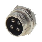CONNECTOR ΜΙΚΡΟΦΩΝΟΥ ΣΑΣΙ 4P ΑΡΣΕΝΙΚΟ LZ306 GX16-04 WAN