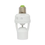 ΑΙΣΘΗΤΗΡΑΣ ΚΙΝΗΣΗΣ 360° 60W/230VAC ΝΤΟΥΙ ΑΠΟ E27 ΣΕ E27 GL451B GREENLUX