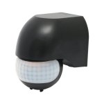 ΑΙΣΘΗΤΗΡΑΣ ΚΙΝΗΣΗΣ ΥΠΕΡΥΘΡΩΝ 180° 1200W/230VAC ΜΑΥΡΟΣ GL12 GREENLUX