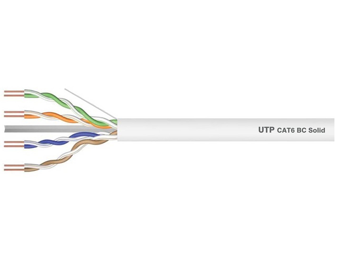 02.004.0051 ΚΑΛΩΔΙΟ LAN CAT6 UTP 4P SOLID ΛΕΥΚΟ BC 305m DAH - Image 1