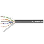 ΚΑΛΩΔΙΟ LAN CAT6 UTP 4P SOLID PET BC ΜΑΥΡΟ 1000m Z-LINK