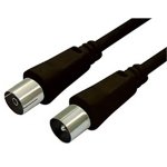 ΚΑΛΩΔΙΟ TV PAL M/F 10m ΜΑΥΡΟ COLOR BOX LANCOM