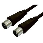 ΚΑΛΩΔΙΟ TV PAL M/M 1.5m ΜΑΥΡΟ COLOR BOX LANCOM