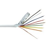 ΚΑΛΩΔΙΟ ΣΥΝΑΓΕΡΜΟΥ 8X0.22mm² (A) ΜΕ ΦΥΛΛΟ ΑΛΟΥΜΙΝΙΟΥ SOF