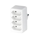 ADAPTOR ΣΟΥΚΟ ΣΕ 4 ΔΙΠΟΛΙΚΑ ΑΣΦΑΛΕΙΑΣ GES-011 HGI