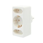 ADAPTOR ΣΟΥΚΟ ΣΕ 2 ΔΙΠΟΛΙΚΑ ΚΑΙ 1 ΣΟΥΚΟ GES-005 HGI