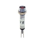 ΛΥΧΝΙΑ ΕΝΔΕΙΚΤΙΚΗ LED Φ6 230VAC/DC ΚΟΚΚΙΝΗ AD22C-6T XND