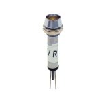 ΛΥΧΝΙΑ ΕΝΔΕΙΚΤΙΚΗ LED Φ6 230VAC/DC ΚΙΤΡΙΝΗ AD22C-6T XND