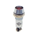 ΛΥΧΝΙΑ ΕΝΔΕΙΚΤΙΚΗ LED Φ12 230VAC/DC ΚΟΚΚΙΝΗ ΜΕ FASTON AD22C-12T XND
