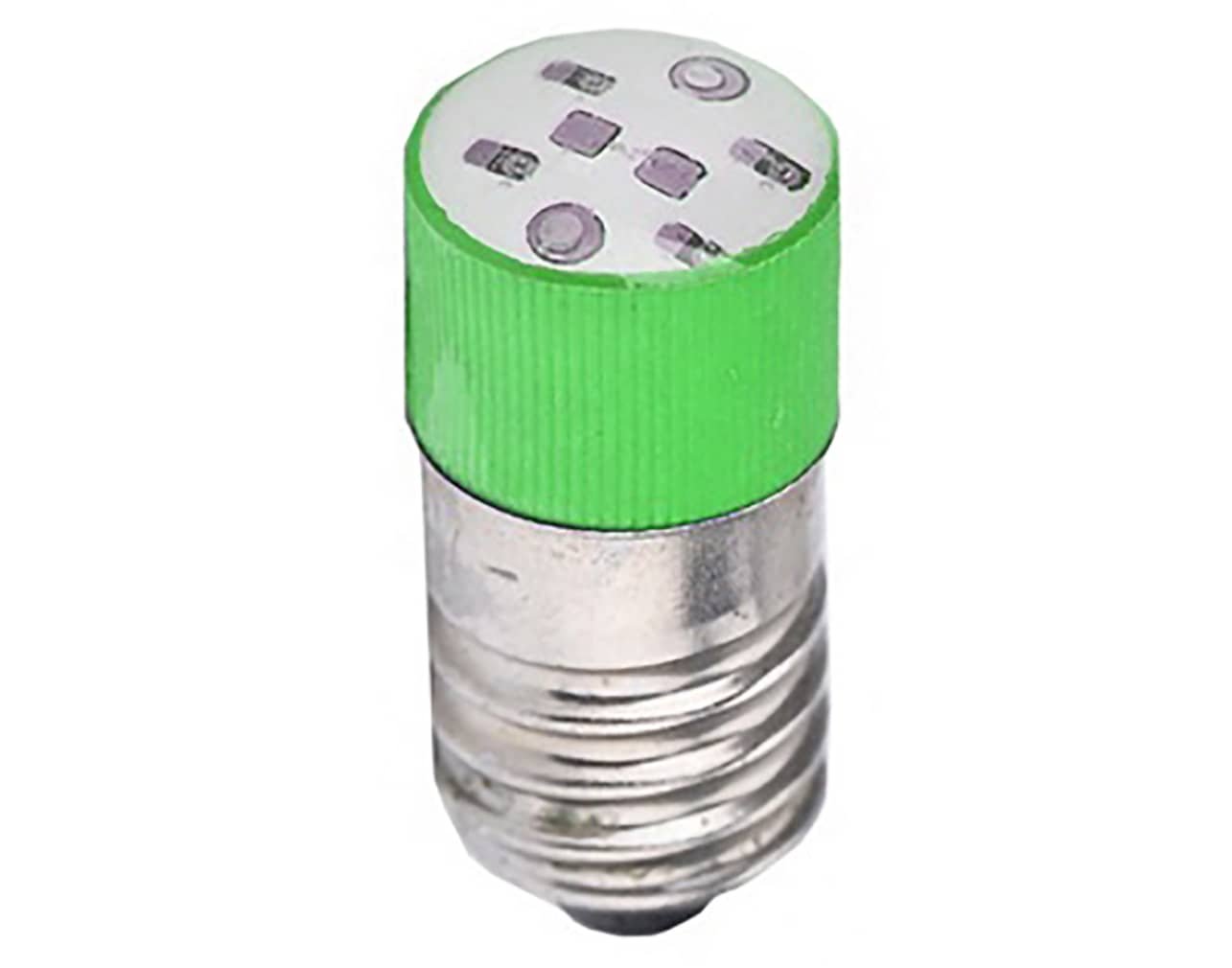 02.011.0121 ΛΥΧΝΙΑ LED E10 24VAC/DC ΠΡΑΣΙΝΗ ΒΙΔΩΤΗ AD22B-E02 XND - Image 1