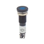 ΛΥΧΝΙΑ ΕΝΔΕΙΚΤΙΚΗ LED Φ12 24VAC/DC ΜΠΛΕ ΜΕ FASTON AD22C-12D XND