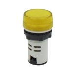 ΛΥΧΝΙΑ ΕΝΔΕΙΚΤΙΚΗ LED Φ22 230VAC ΚΙΤΡΙΝΗ ΜΕ ΒΙΔΕΣ AD22-22BS XND