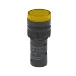 ΛΥΧΝΙΑ ΕΝΔΕΙΚΤΙΚΗ LED Φ16 12VAC/DC ΚΙΤΡΙΝΗ ΜΕ ΒΙΔΕΣ AD127-16DS KND