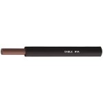 ΚΑΛΩΔΙΟ ΗΛΕΚΤΡΟΛΟΓΙΚΟ NYA (H07V-U) 1X2.5mm² ΜΑΥΡΟ ΜΟΝΟΚΛΩΝΟ TOP