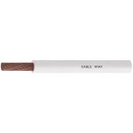 ΚΑΛΩΔΙΟ ΗΛΕΚΤΡΟΛΟΓΙΚΟ NYAF (H05V-K) 1X0.5mm² ΛΕΥΚΟ ROLL TOP