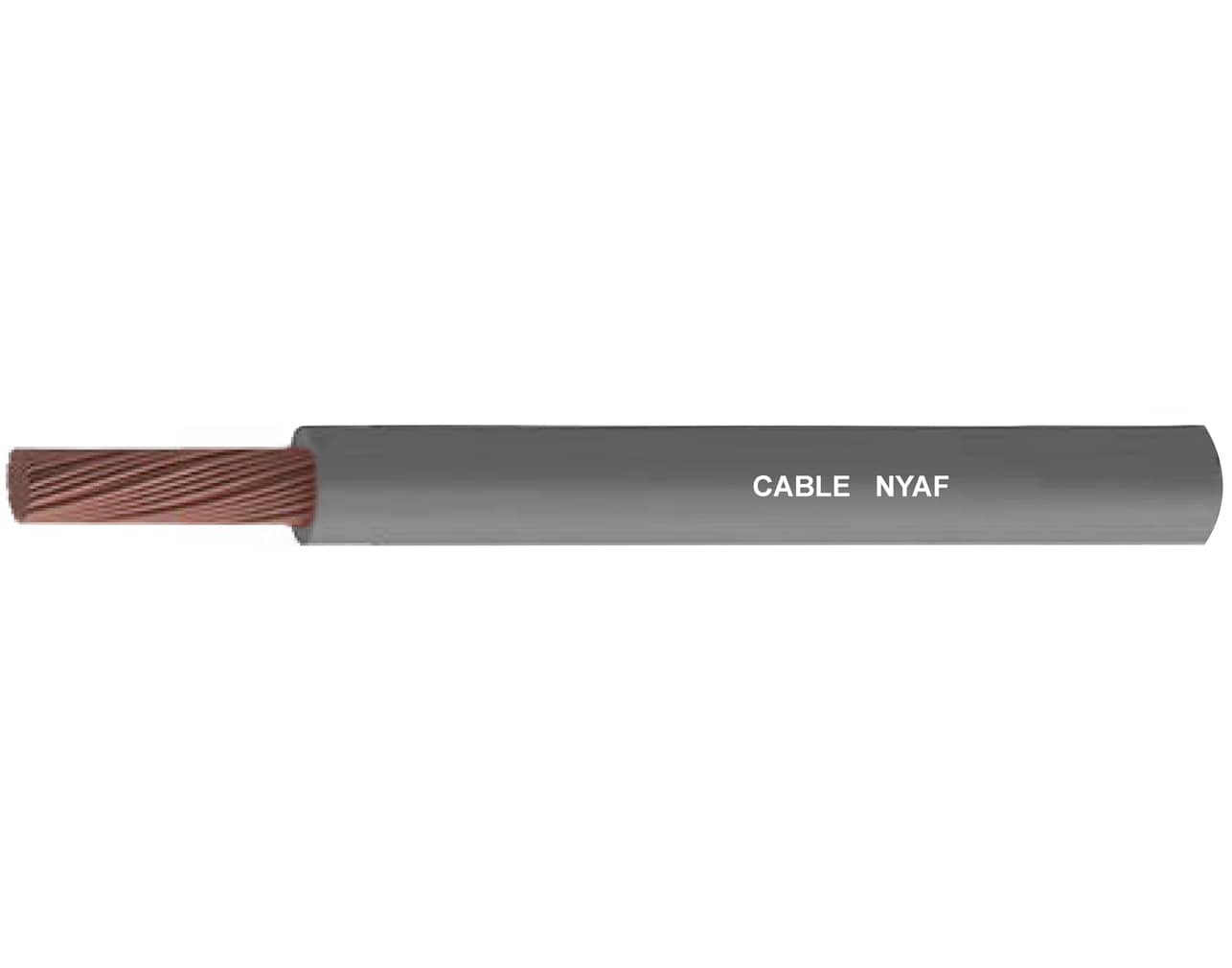 02.026.0481 ΚΑΛΩΔΙΟ ΗΛΕΚΤΡΟΛΟΓΙΚΟ NYAF (H07V-K) 1X6mm² ΓΚΡΙ TOP - Image 1