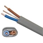 ΚΑΛΩΔΙΟ ΗΛΕΚΤΡΟΛΟΓΙΚΟ PVC FLAT TWIN & EARTH 2X1.5mm² +1 ΓΚΡΙ AT-TOP